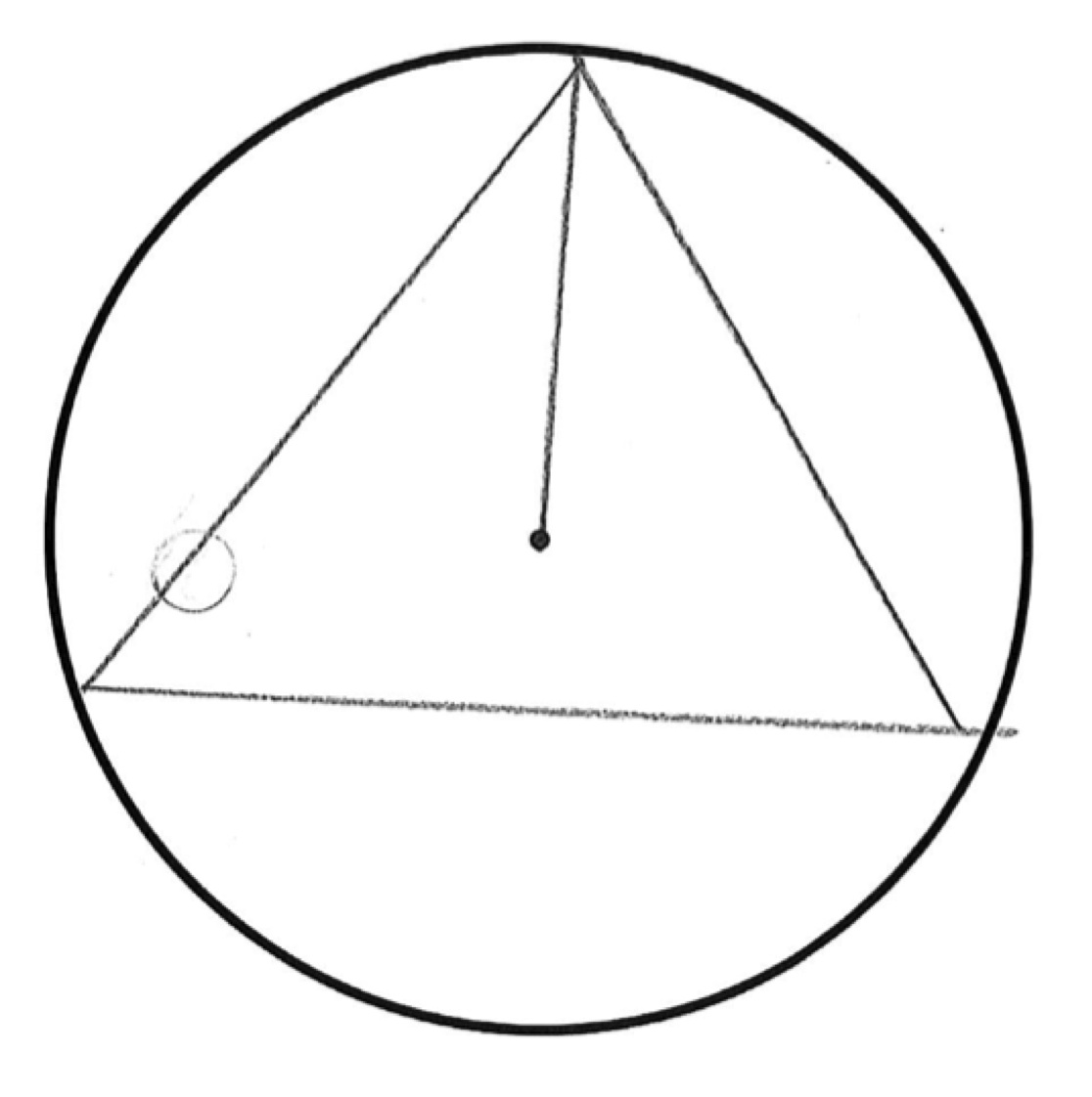 Equilateral Triangle in a Circle